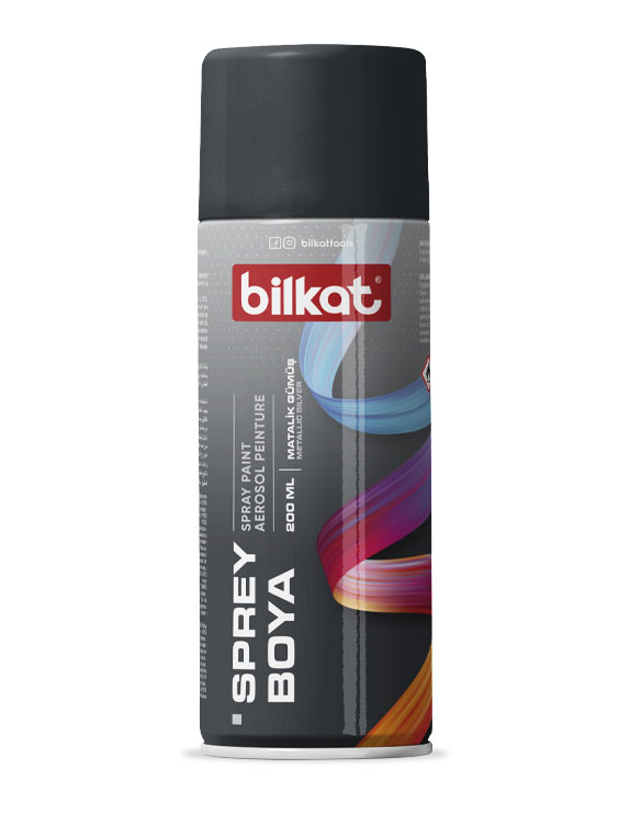Sprey Boya Metalik Gümüş 200 ml
